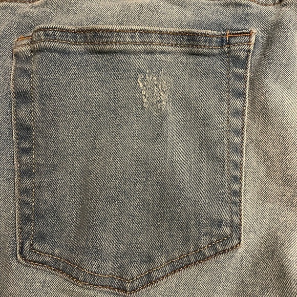 Tommy Hilfiger Distressed Women's Boyfriend Jeans Patch Star Blue‎ Denim Size 6 - Picture 10 of 16